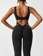 FEY | V-BACK UTFLÄCKD JUMPSUIT