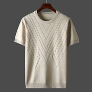 T-shirt in merino cashmere