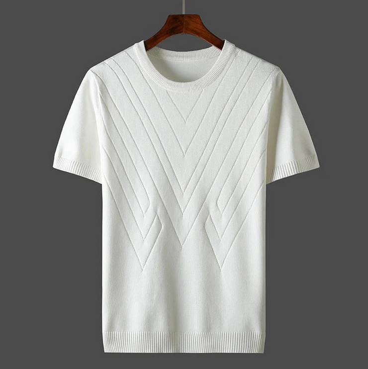 T-shirt in merino cashmere