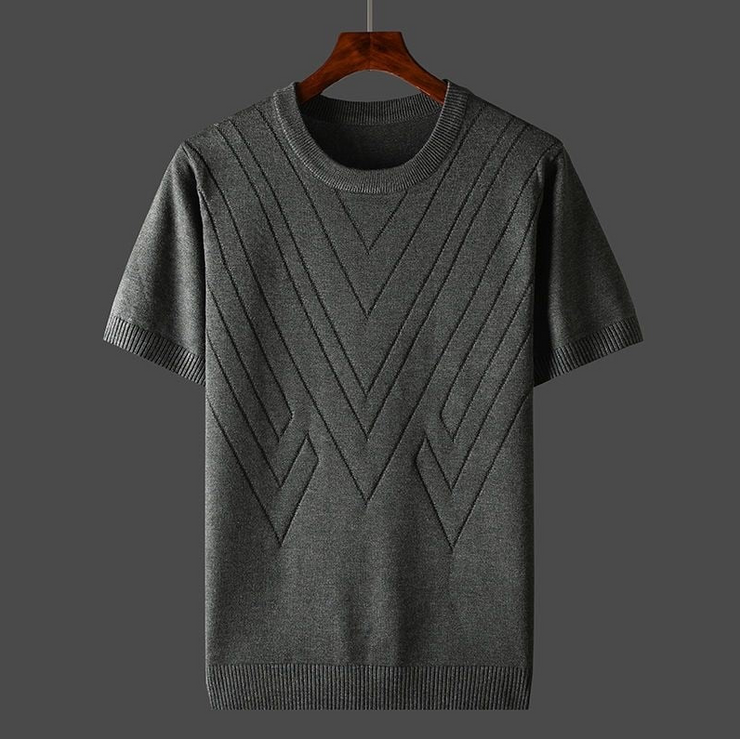 T-shirt in merino cashmere