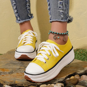 L'AURELIE ROSEMERE PLATFORM SNEAKERS