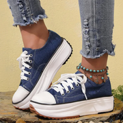 L'AURELIE ROSEMERE PLATFORM SNEAKERS