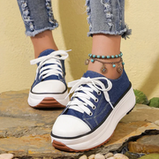 L'AURELIE ROSEMERE PLATTFORM SNEAKERS