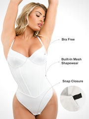 Inbyggda Shapewear-korsettliknande stringbody