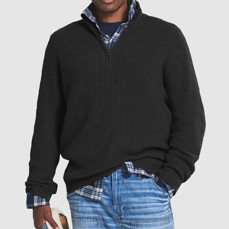 Jerry™ | Business Casual Pullover med lynlås 