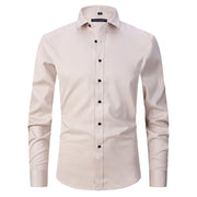 James™ business slim fit button down herreskjorte 