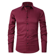 James™ business slim fit button down herreskjorte 