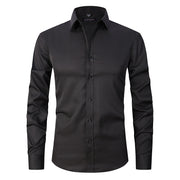 James™ business slim fit button down herreskjorte 